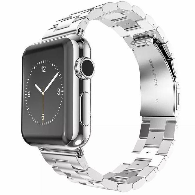 STRAP TALI JAM STAINLESS STEEL APPLE WATCH IWATCH SERIES 6 SE 42 44MM