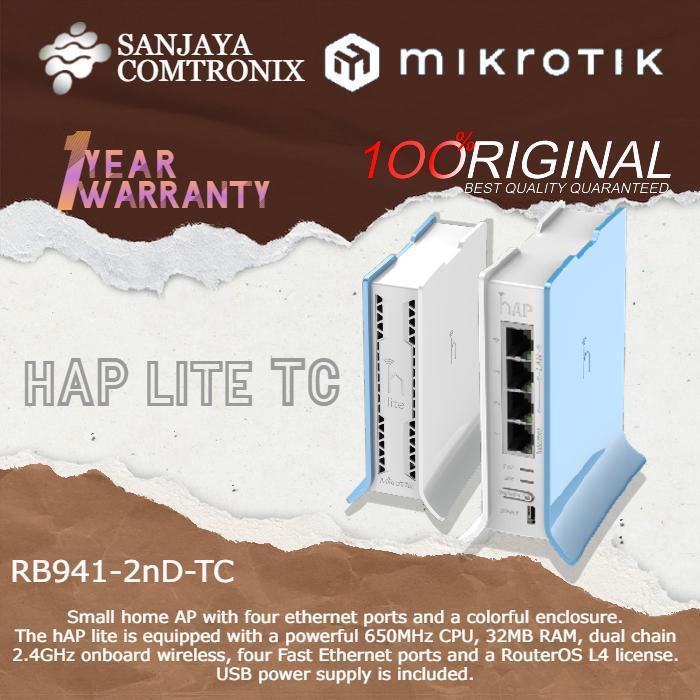 MIKROTIK RB941-2ND-TC / RB941-2ND ORIGINAL DAN TERPERCAYA