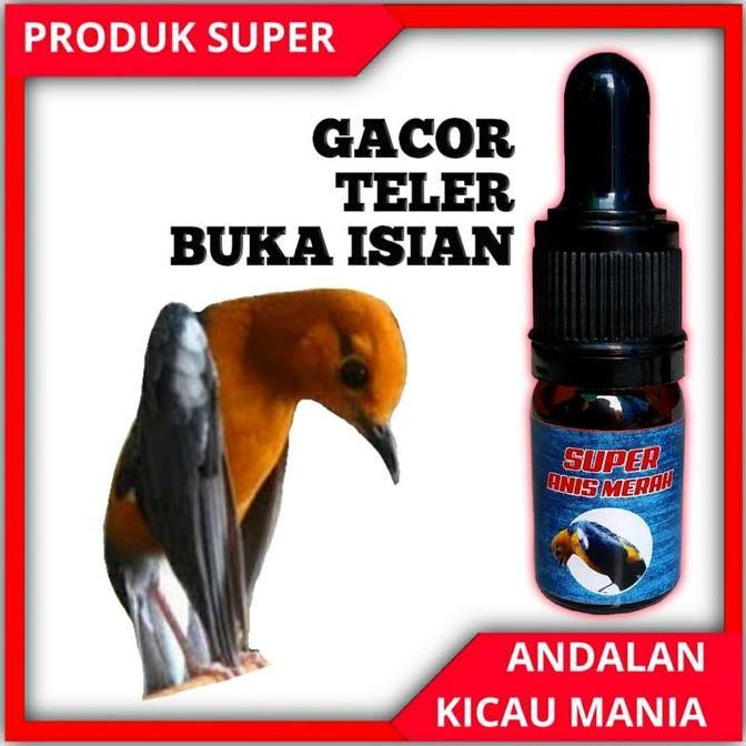 NEW SUPER ANIS MERAH VITAMIN PENGGACOR KHUSUS BURUNG ANIS MERAH ORI