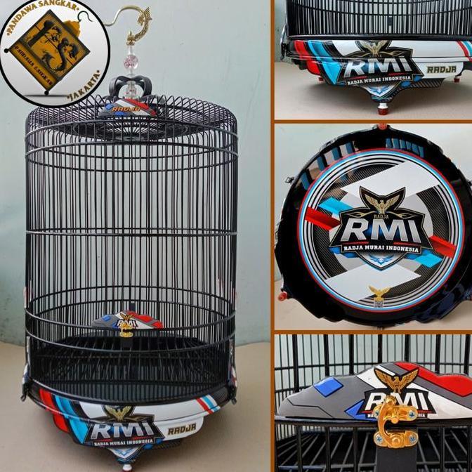 NEW SANGKAR/KANDANG MURAI RADJA COMPANY PVC DECAL RMI BATMAN ORI