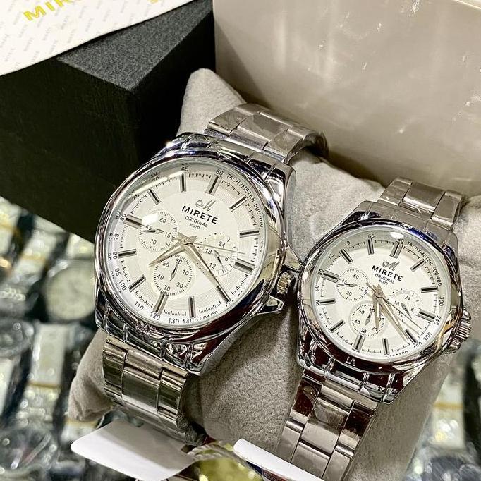 SALE MIRETE Jam Tangan Wanita Original 100% Tahan Air Stainless Steel Analog Casual Cocok Untuk Hari