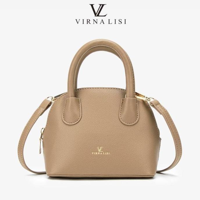 KHUSUS KAMU PRODUK VIRNALISI Tas tangan klasik mewah ringan, tas bahu berbentuk cangkang kulit sinte