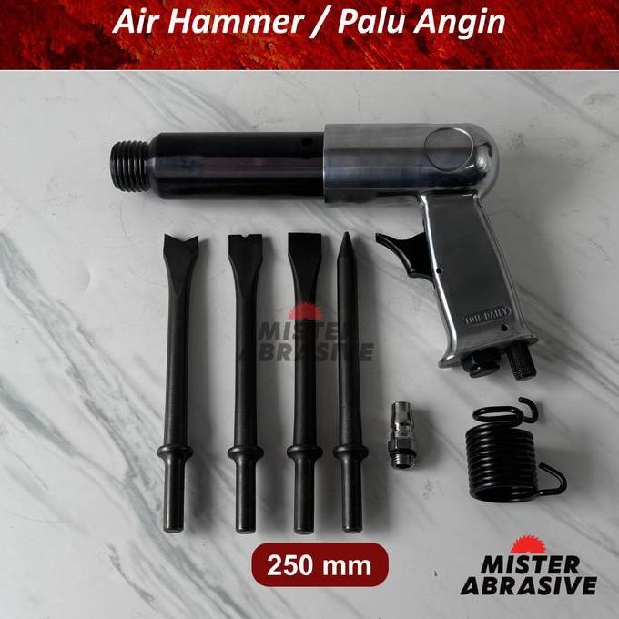 Murah Air Hammer Bobok Palu Angin 150 190 250 Mm Mesin Chisel Pneumatic