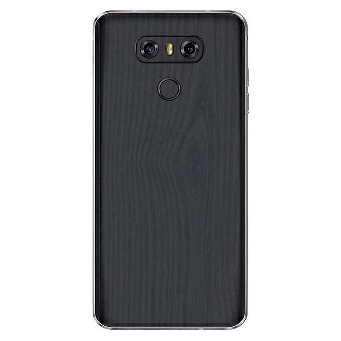 9Skin - Premium Skin Protector u/ Case LG G6 - 3M Black Wood