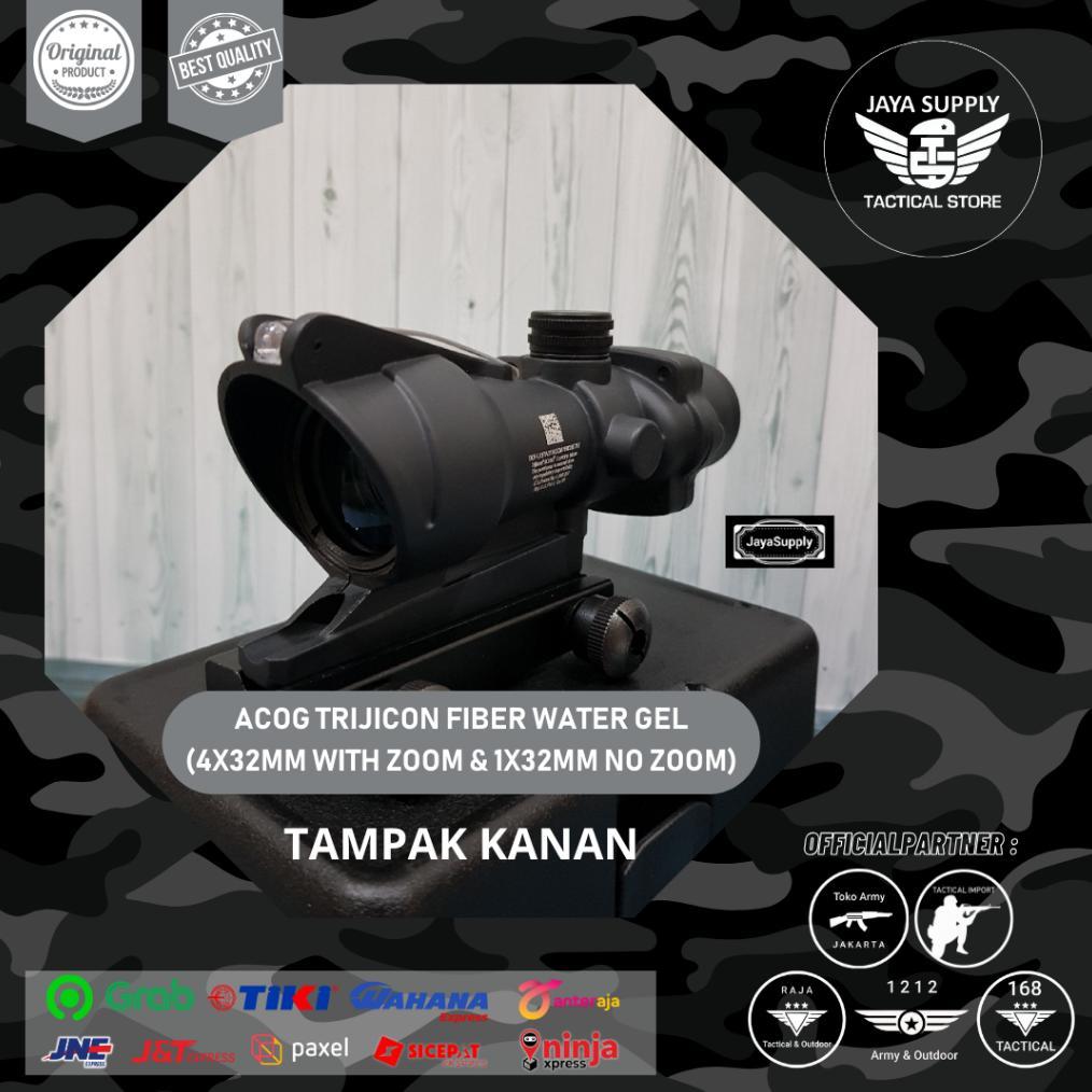 Acog Trijicon Fiber Water Gel 4x32mm Zoom Scope Telescope AEG GBBR