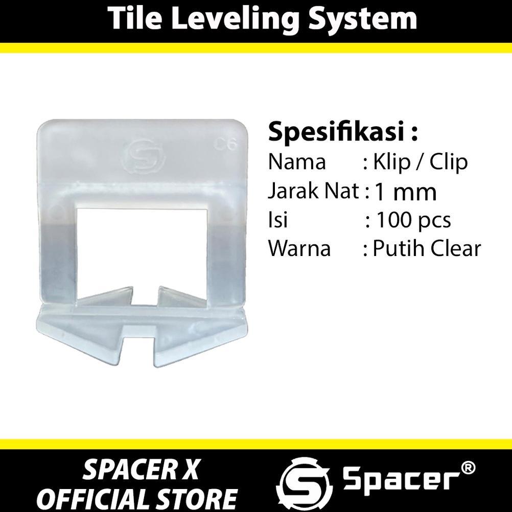 1 Mm Clip Tile Leveling System Alat Perata Nat Keramik Klip Nat Keramik