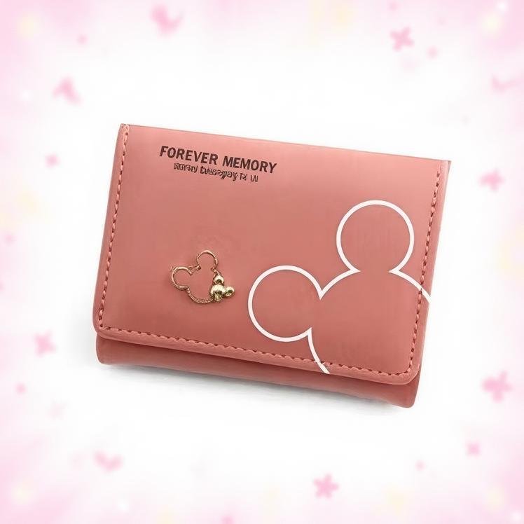 NEW PRODUCT DOMPET WANITA KECIL _ DOMPET LIPAT 3_DOMPET KARTU MOTIF MICKEY MOUSE