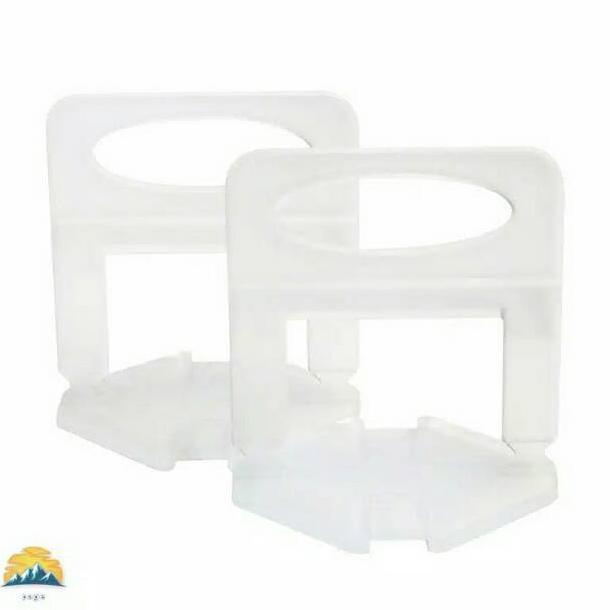 Clip Putih 1 Mm Perata Perapi Nat Keramik Granit Leveling Tile 100Pcs