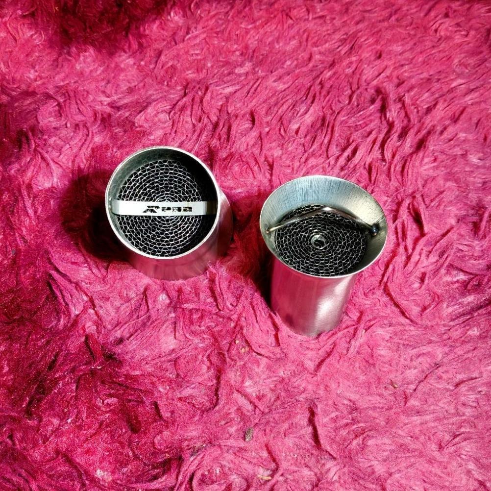 NEW R-PRO DB KILLER SINGLE FILTER TYPE INLET (SAMBUNGAN SILENCER) SEMI KATALIS CATALYTIC PEREDAM SUA