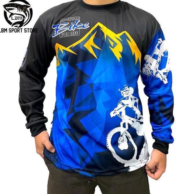 Baju Jersey Speda Gunung Lengan Panjang Offroad MTB - Sport
