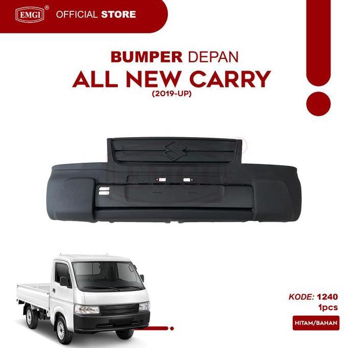 EMGI - BUMPER GRILL DEPAN MOBIL ALL NEW CARRY 2019 2020 2021 2022 2023 2024 2025 HITAM - 1240 TERBAI