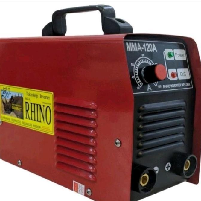 Promo Mesin Las Listrik Trafo Las Rhino 120A 900Watt Merah.