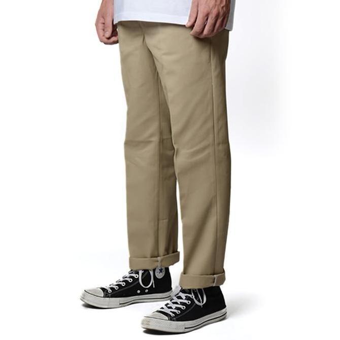 Dickies-Wp873 Slim Straight Fit Work Pant-Kh