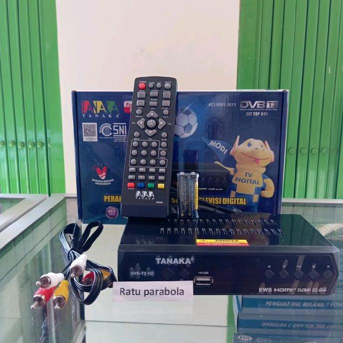 oktaverinageola - set top box tv digital tanaka v2 stb tanaka besi metal v2 / srb tanaka jurassic t2