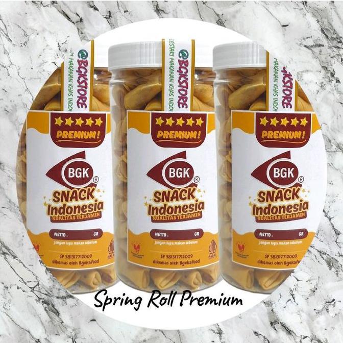 Asciutto- Sumpia/Lumpia/Spring Roll Isi Abon Ebi/Udang Kering 1/4Kg 250Gram