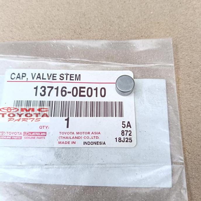 CAP VALVE STEM TOPI KLEP INNOVA REBORN FORTUNER VRZ HILUX REVO 2.4 2GD ORIGINAL TOYOTA 13716-0E010 P