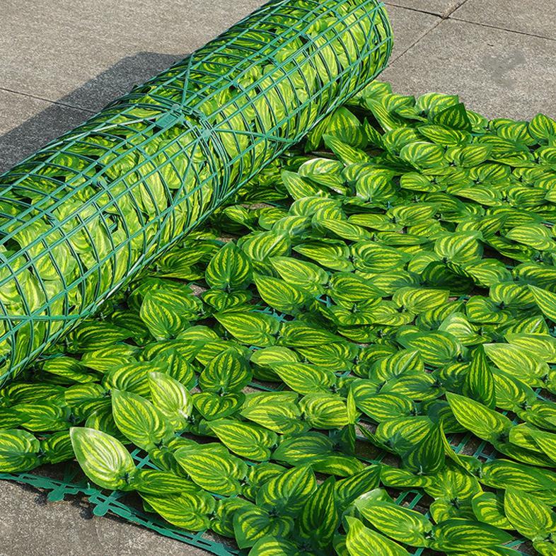 Daun Rambat Hias/1 X 3 Meter/Daun Hiasan Outdoor Artificial/Daun Rambat Dinding/Daun Rambat Plastik/