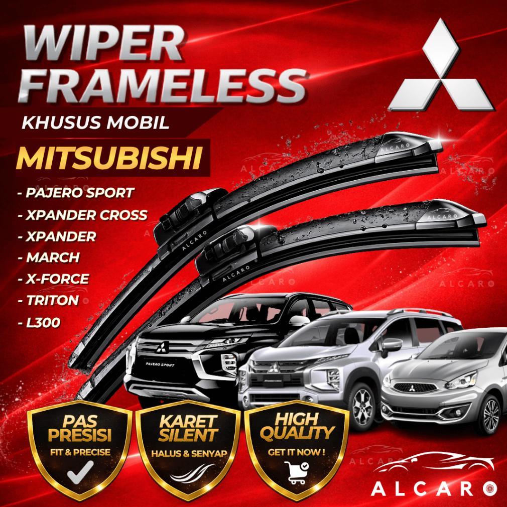 Alcaro Wiper Frameless Premium Mitsubishi Pajero Sport / Xpander / Xpander Cross / March / X-Force /