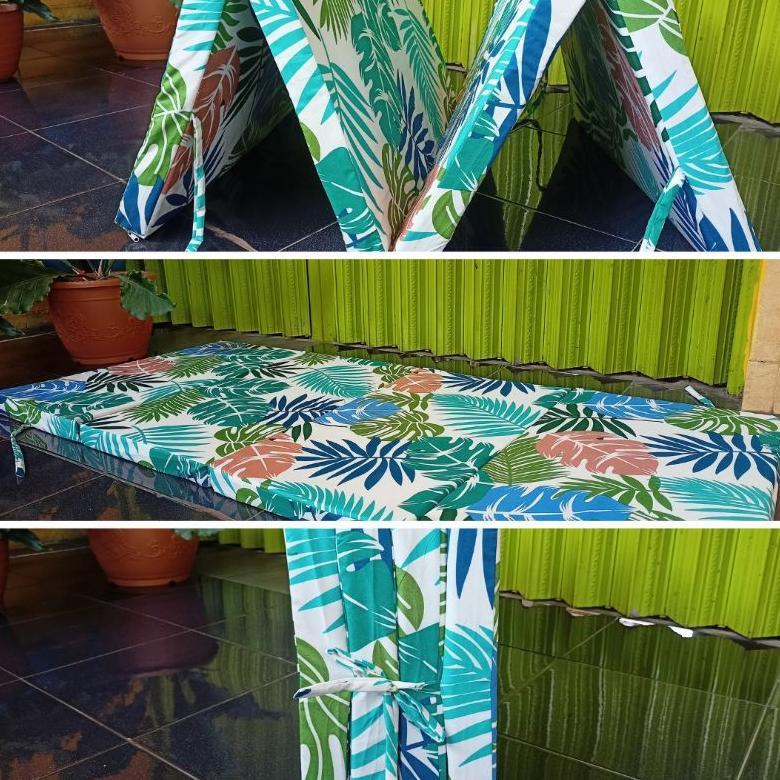 Kasur Lipat Busa Inoac Katun Nyaman 180X80/100/120X5