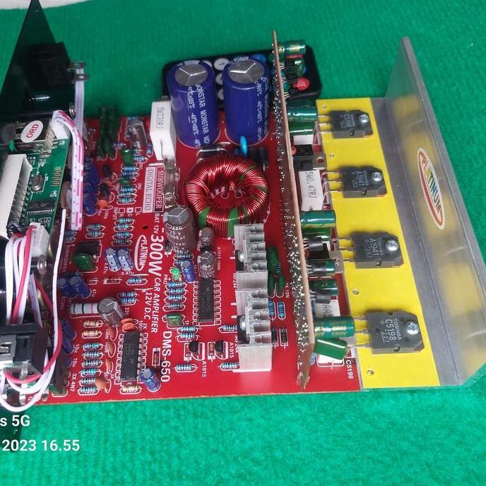 Promo Dms 650 Mp3 Bluetooth Power Amplifier Mobil Stereo 300W Accu 12V Dc Ampli Accu 12V Mobil Car S