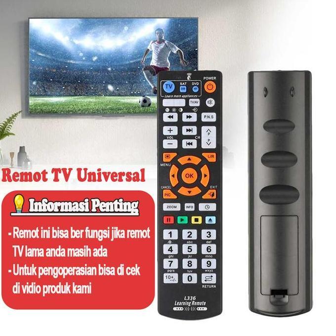 tekomania81 - remot tv universal untuk semua jenis televisi cloning learning ir remote l336