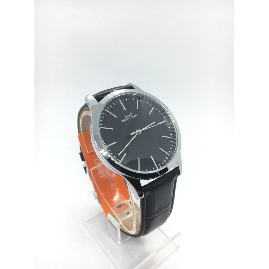 JAM TANGAN PRIA IBSO 3903 ORIGINAL ALL BLACK MURAH BERGARANSI+GELANG