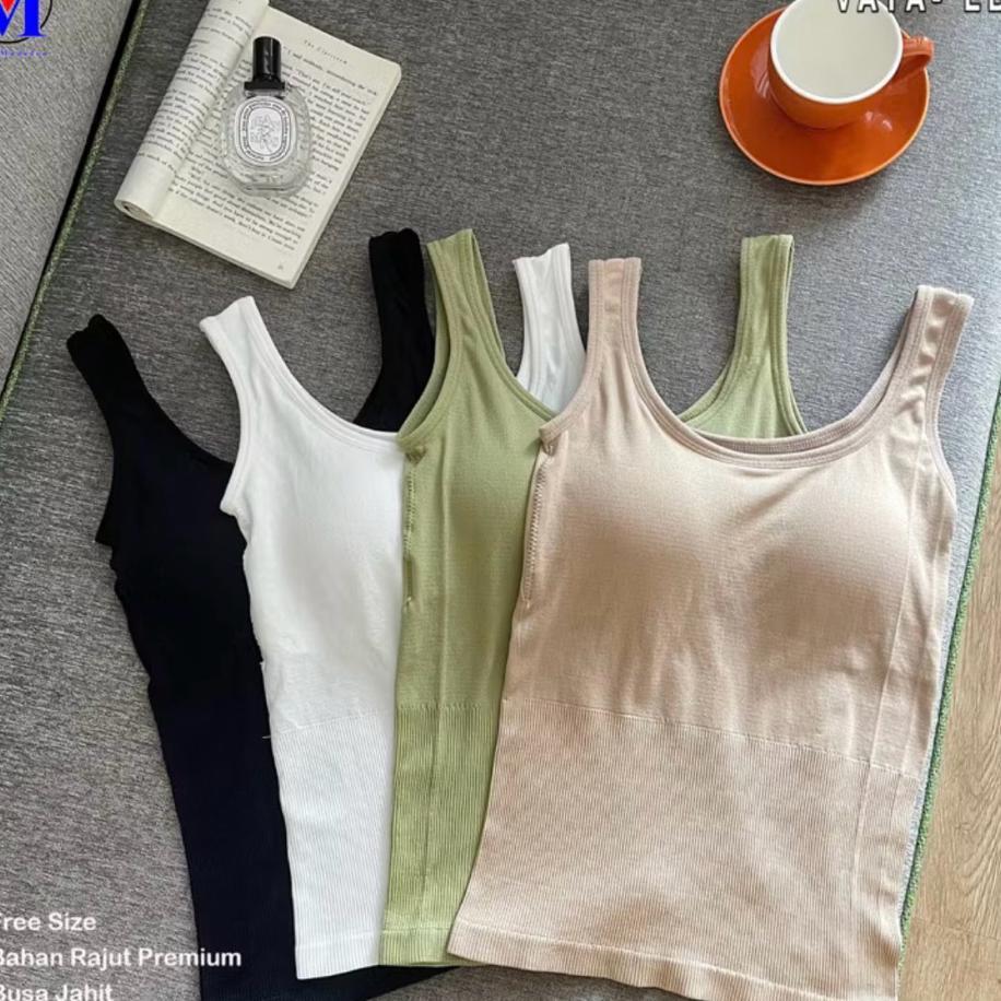 Tanktop Vaya Bra Busa - Tanktop Vaya Wanita Dengan Bra Busa Tanpa Kawat
