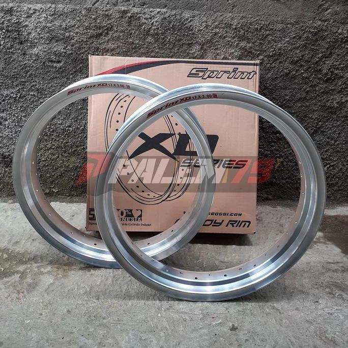 Velg Silver Supermoto KLX Dtracker CRF 150 17 300 350 Lubang 36