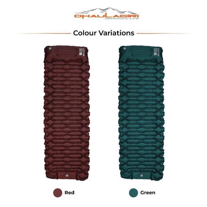 Dhaulagiri - Kasur Angin 1 Orang - Sleeping Pad Cozy Air 03 - Kasur Angin Portable Untuk 1 Orang Pom