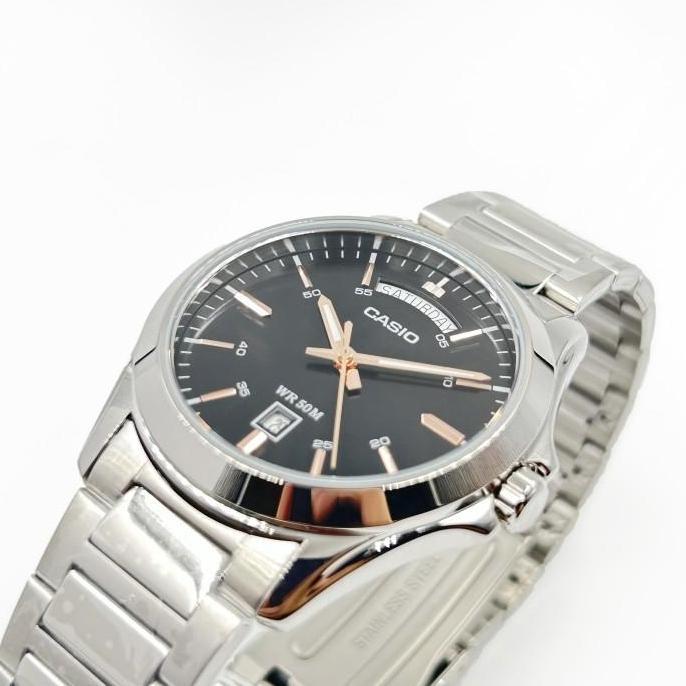 JAM TANGAN PRIA CASIO ORIGINAL MTP-1370D-1A2 / MTP-1370D-1A2VDF ANALOG