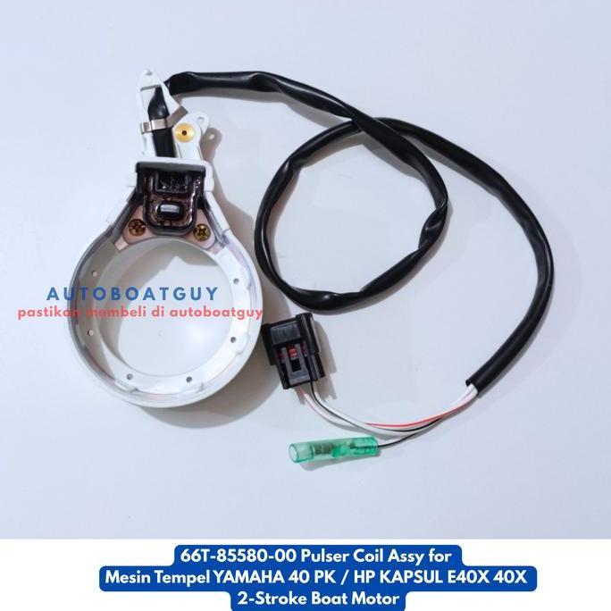 66T-85580-00 Pulser Coil Assy for Mesin Tempel YAMAHA 40 PK / HP Kapsul E40X 40X 2-Stroke Boat Motor