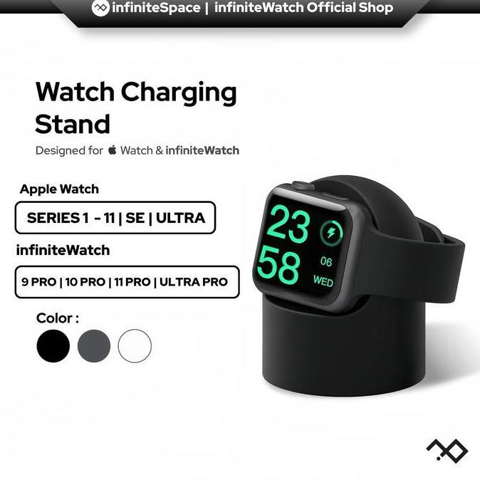 infiniteSpace Watch Charging Stand untuk infiniteWatch dan Apple Waatch
