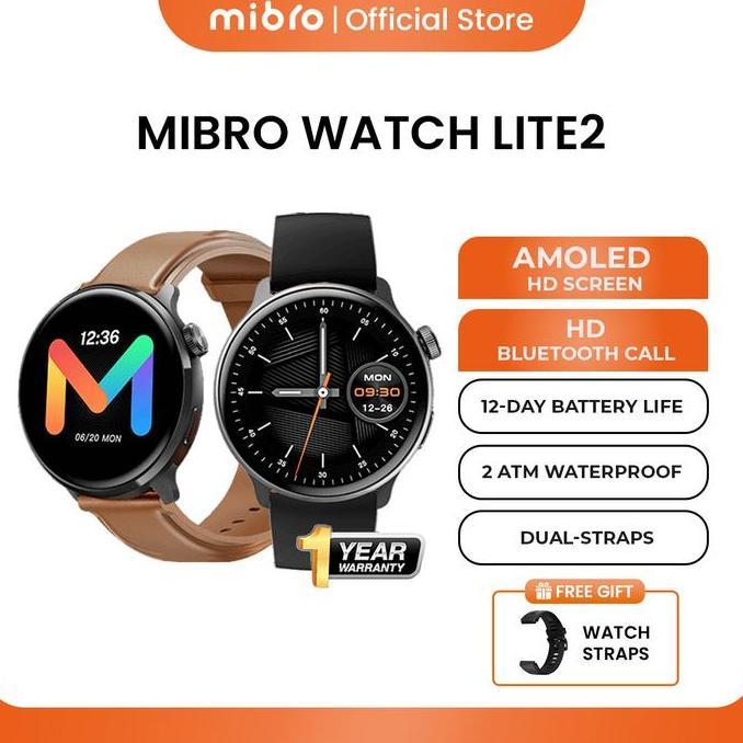 Mibro Official Lite 2 AMOLED Smartwatch Sport Bluetooth