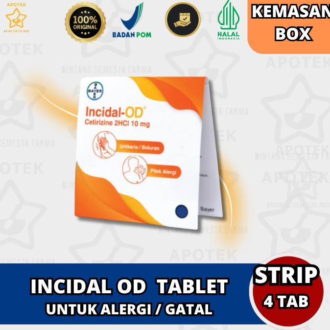 Selera Jualan - Incidal 32S Mengatasi Alergi Biduran Gatal Box