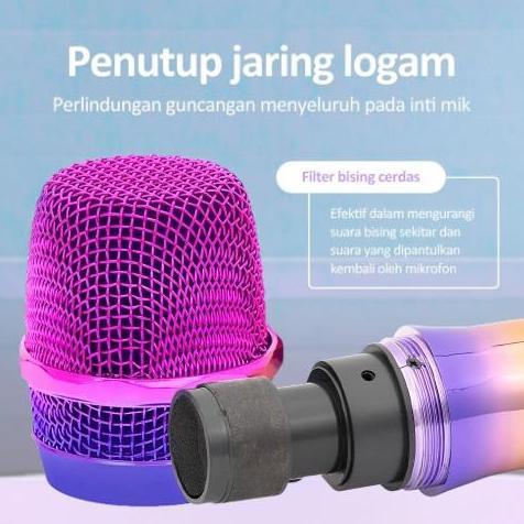 Murah Mic Profesional Wireless Microphone Fleco M-32S Mic Tanpa Kabel Mic Karaoke Bluetooth / Mic Ka