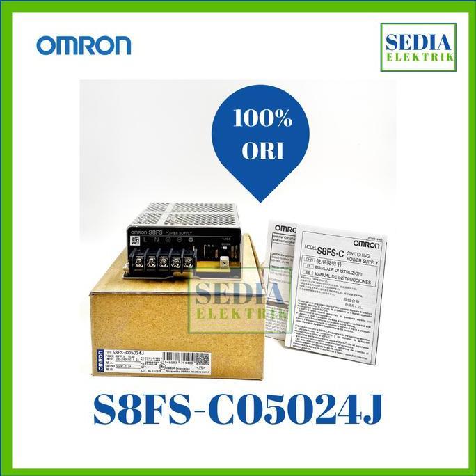 Power Supply Omron S8Fs-C05024J S8Fs C05024J S8Fsc05024J Hemat
