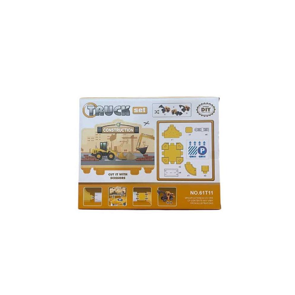 Stokready [Kidsworld ]Mainan Anak Police / Truck Catapult Assemble Diy PuzzleFunDiyScene
