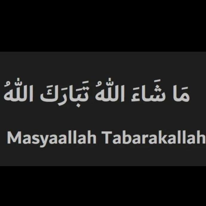 Sticker Kaligrafi Masyaallah Tabarakallah Kaca Mobil. Decal Sticker Promo