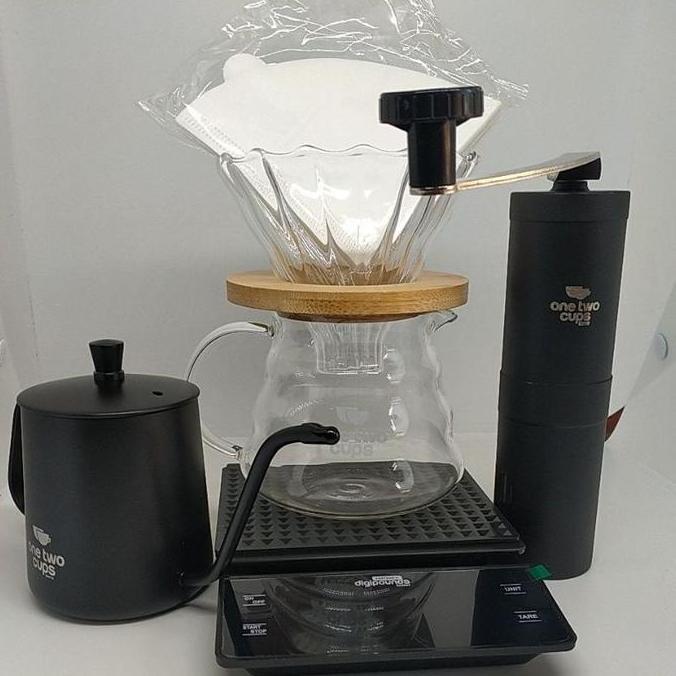 Kuche- Paket Alat Kopi Manual Brew V60 / Alat Seduh Kopi Manual