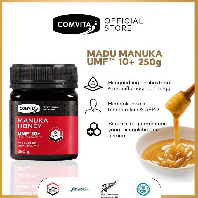 Drink- Comvita Manuka Honey Umf 10+ 250Gr | Madu Murni Alami New Zealand