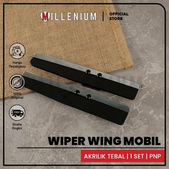 WIPER WING AKRILIK VARIASI WIPER WING MOBIL SAYAP WIPER VARIASI RACING UNIVERSAL PROMO