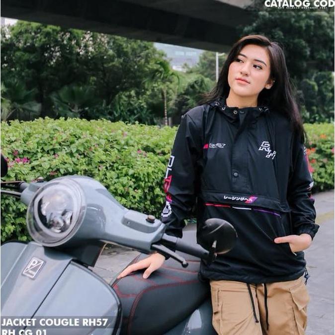 Wanimayur - RH57 Jaket Racinghell Cougle Bahan Parasut Anti Air RHCG 01