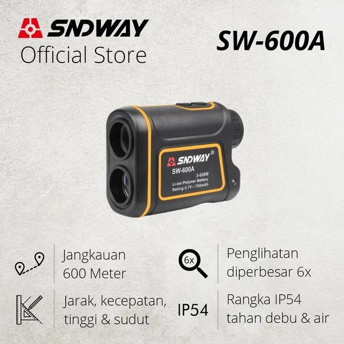 SNDWAY Meteran Laser Telescope Monocular 600 Meter Outdoor