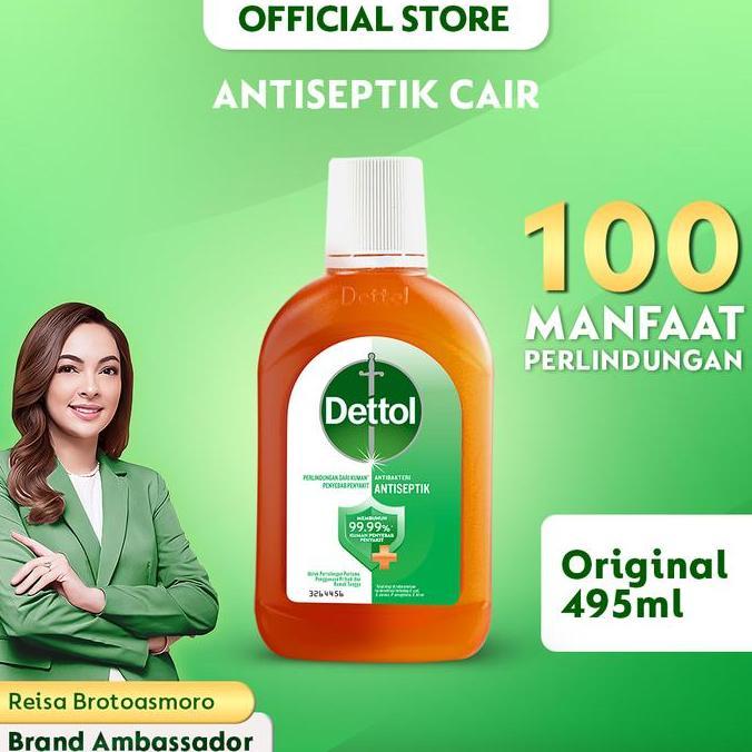 Dettol Cairan Antiseptik 495ml - Cairan Antiseptik
