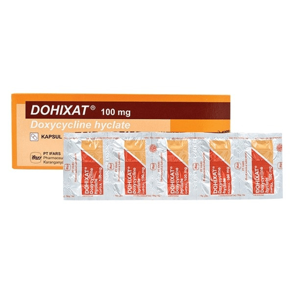 DOHIXAT 100 MG 1 STRIP @ 10 KAPSUL