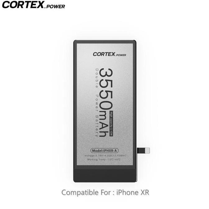 Cortex Power - Baterai iPhone XR Double Power IC High Capacity Batre Batrai Battery Original