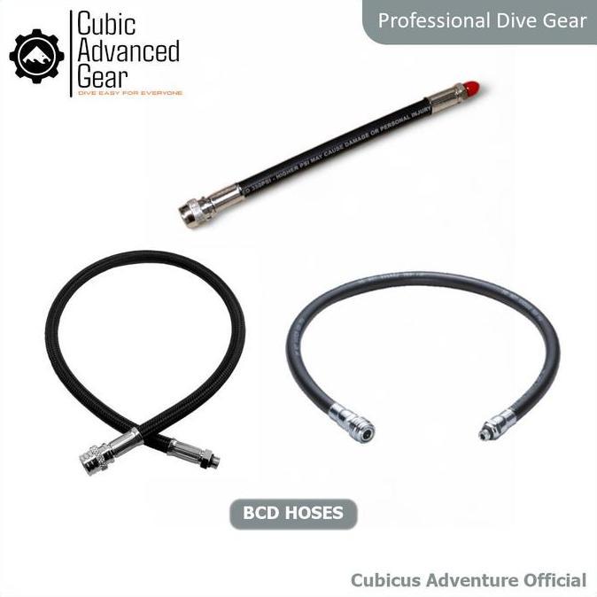 HARGA DISC - BCD Inflator Low Pressure Hose - Replacement for Scuba Diving BCD