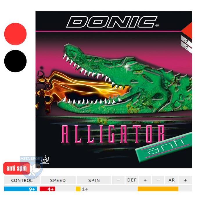 DONIC Alligator Anti Karet Pingpong Anti Spin