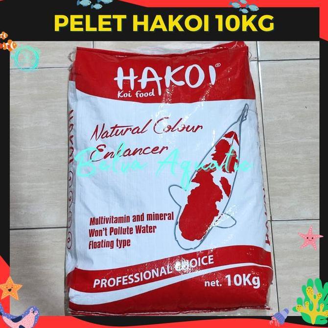 Basilahselerlima - Pakan Koi Pelet Hakoi Pakan Pertumbuhan Ikan Koi Pelet Karung 10Kg