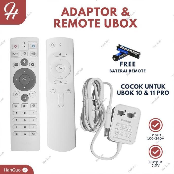 REMOTE CONTROL UBOX 10 PRO | REMOTE UBOX 10 | ADAPTOR UBOX 10